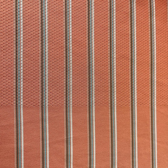 ⛳️ NIKE GOLF Men's Striped Polo Shirt in beautiful coral color. Size XL - Picture 3 of 6